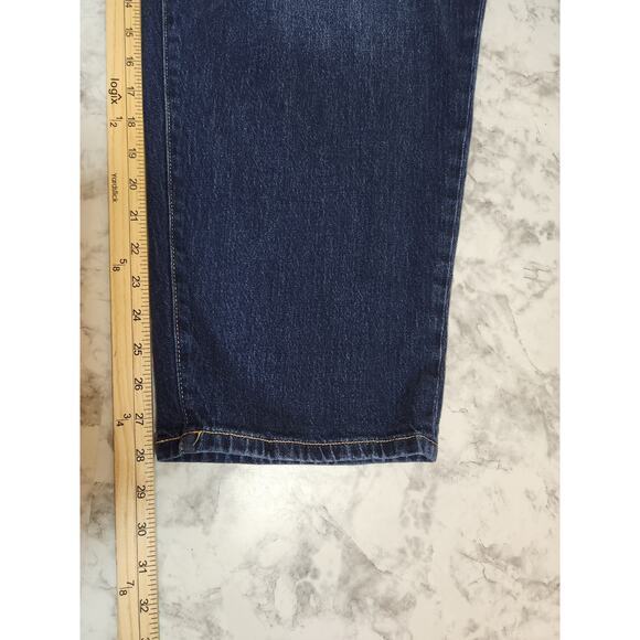 Lane Bryant Women's Blue Dark Wash Mid Rise Boyfriend Denim Jeans Size 28 - Picture 8 of 8